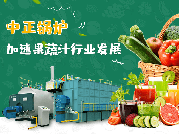 中正鍋爐加速果蔬汁行業發展