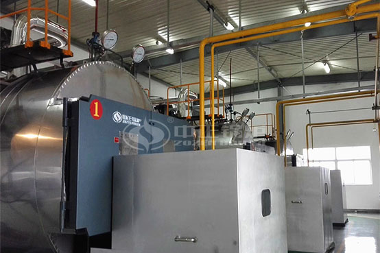 吉利汽車臨海產業園6噸WNS系列天然氣蒸汽鍋爐項目